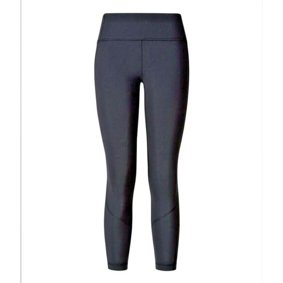 Lululemon Pace Rival Crop Pants 22" Inseam size 2 black mesh panel stash pocket - Picture 10 of 15